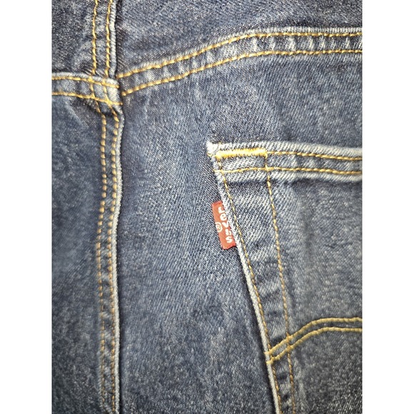 Levi's Men's 501 34x30 Original Straight Fit Jeans - Dark Wash - Picture 5 of 9